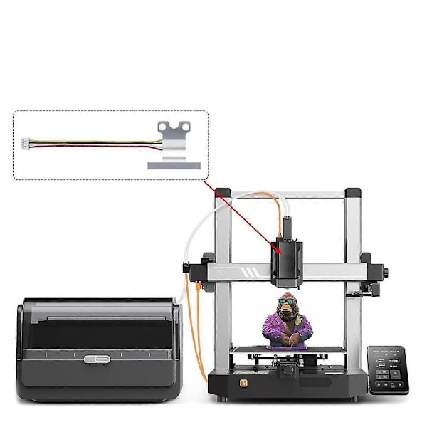 3D-printertilbehør til Kobra 3 Combo Strain Gauge Sensor Auto Bed Leveling Sensor Hotend Monteringsblok