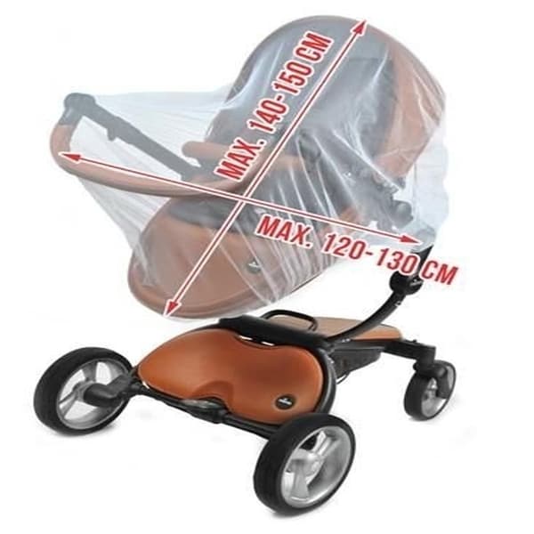 Mosquito Net Stroller / Insect Net - Protects the child from mosquitoes Vit white