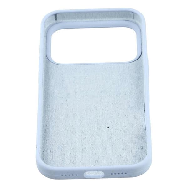 Compatible with iPhone 17 Pro Case Solid Silicone Shockproof Phone Cover -lingling} Light Light blue Baby Blue