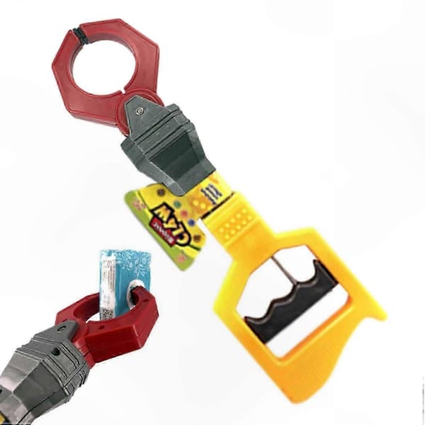 Robotkloleksak för barn, gripkloarm med rörliga käftar