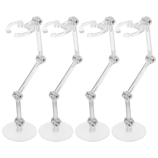4 stk. Actionfigur Stand Actionfigur Display Rack Samling Actionfigur Display Holder Base
