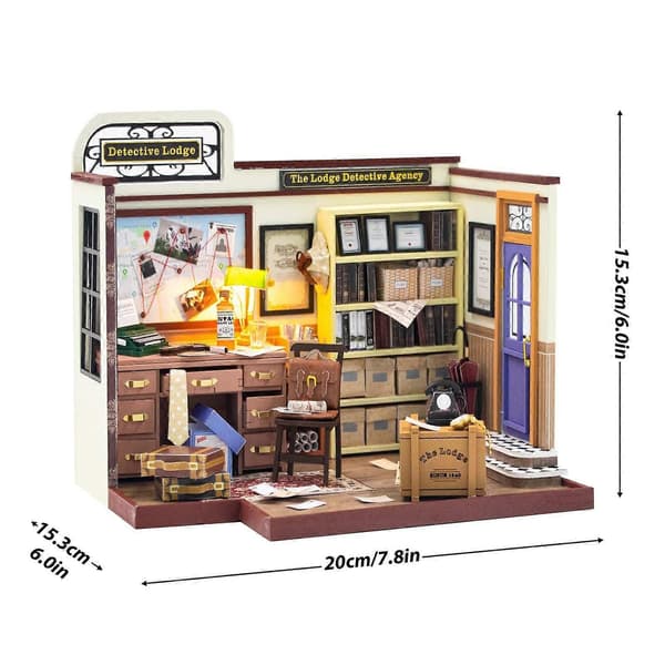 Träminiatyrdockhuspaket, trädockhusmöbler