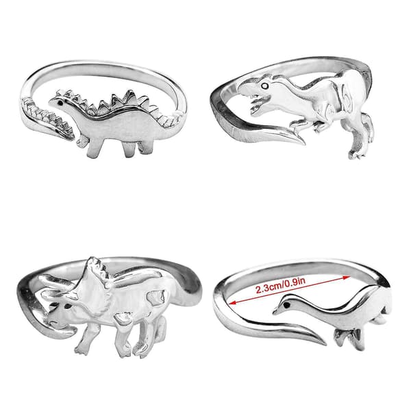 Dinosaurring Sød Ring Åbning Justerbare Ringe Bedste Kærlighedsgave Fin