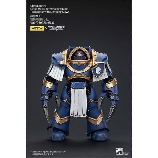 Warhammer The Horus Heresy - Figur 1/18 Ultramarines Cataphractii Terminator Squad Terminator med Lightning Claws