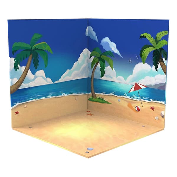 1:12 Lekebil Utstillingsskap Scene Modell Tilbehør Interiør Beach