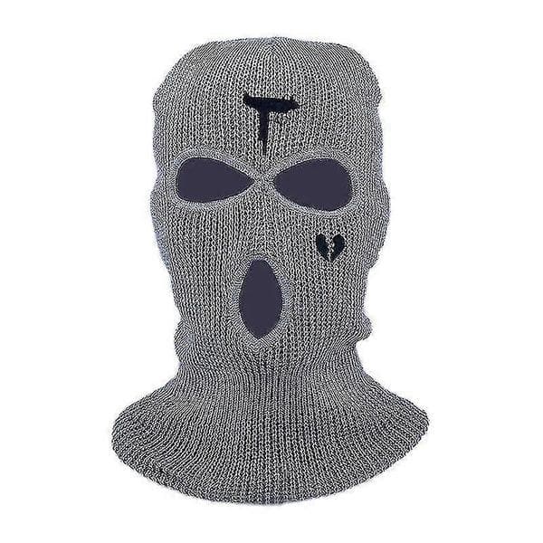 3 hål Vinter Varm Unisex Balaklava Mask