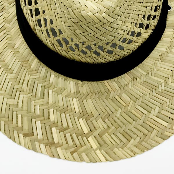 Sort jungle stråhat natur sommerhat stråhatte havana hat unisex hat