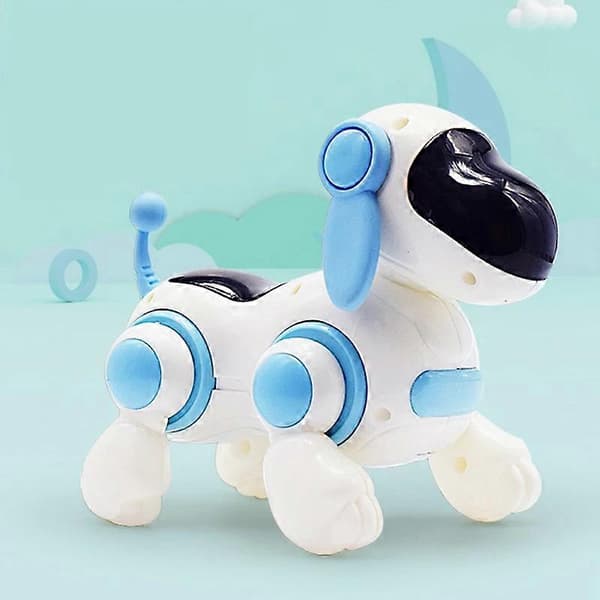 Interaktiv Bionisk Robot Hundeleke for barn - Krypende, lys og musikk, perfekt gave!