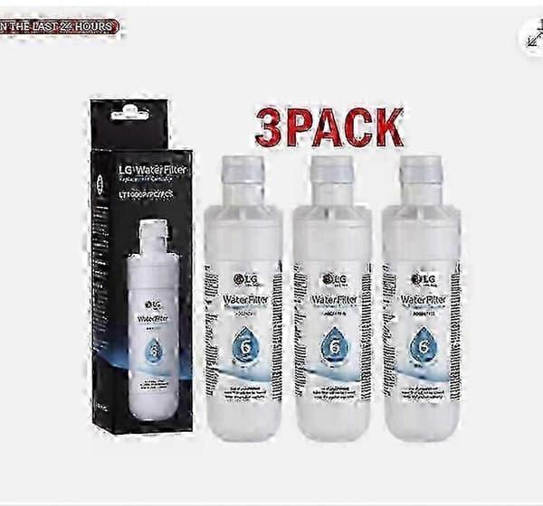 3-pack LG-LT1000P kylskåpsvattenfilter - ADQ747935 ersättning -N