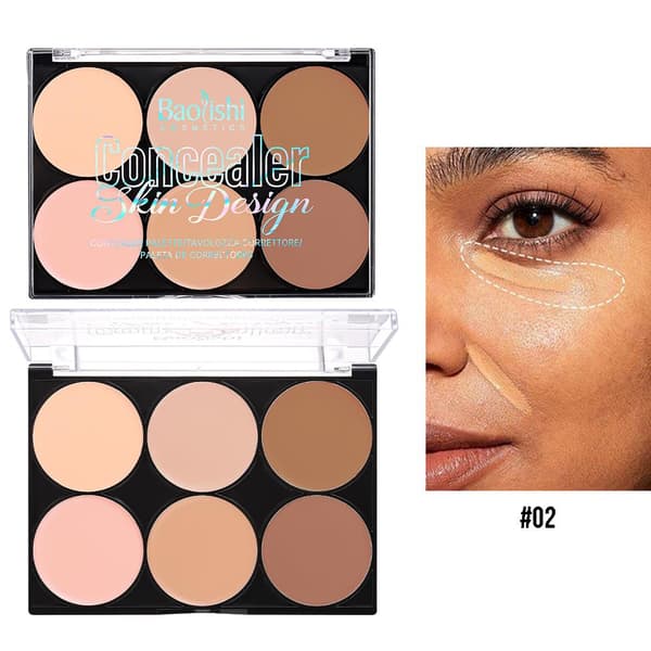 Waterproof Long-Lasting Concealer and Contour Palette #2