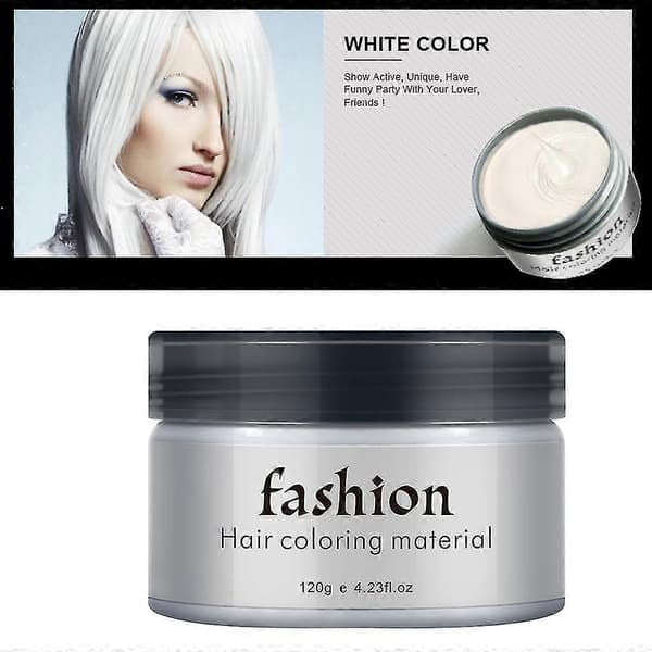Unisex DIY 10 farver hårfarve voks mudder creme midlertidig modellering