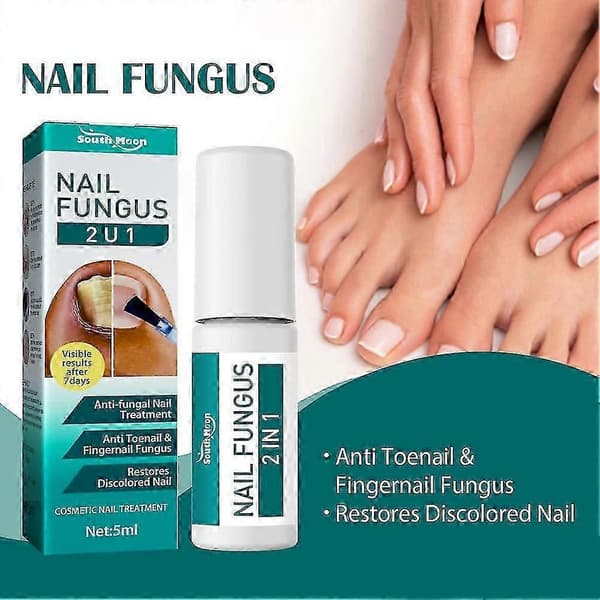 1-3 st borste 2 i 1 behandla naglar 5 ml 3PCS