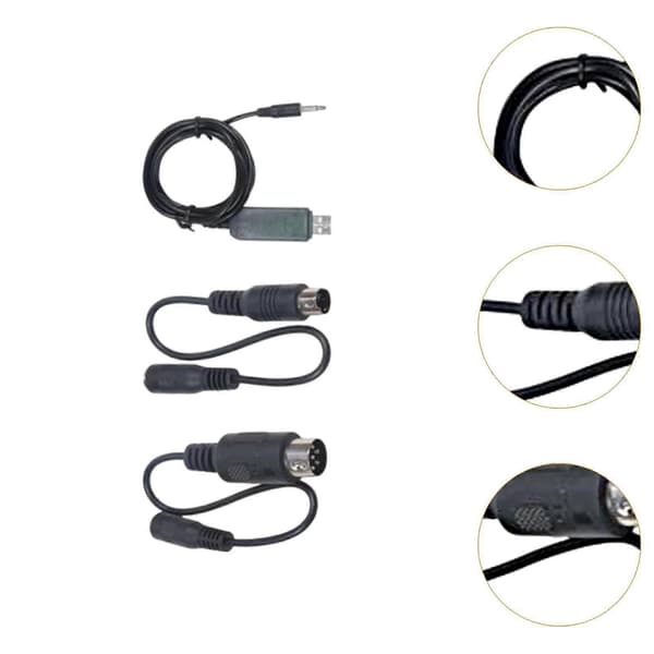3x simulaattorisovittimen kaapeli lennon simulaattorikaapeli RC USB-simulaattorikaapeli