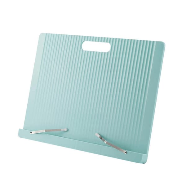 Head-Up Læseholder – Sammenfoldelig Bogreol & Klips – til Tablet & Bog Skriveholder Blue