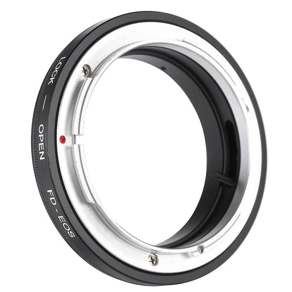 FD-EOS Adapterring Objektivfäste för Canon FD-objektiv för att passa EOS-fästeobjektiv