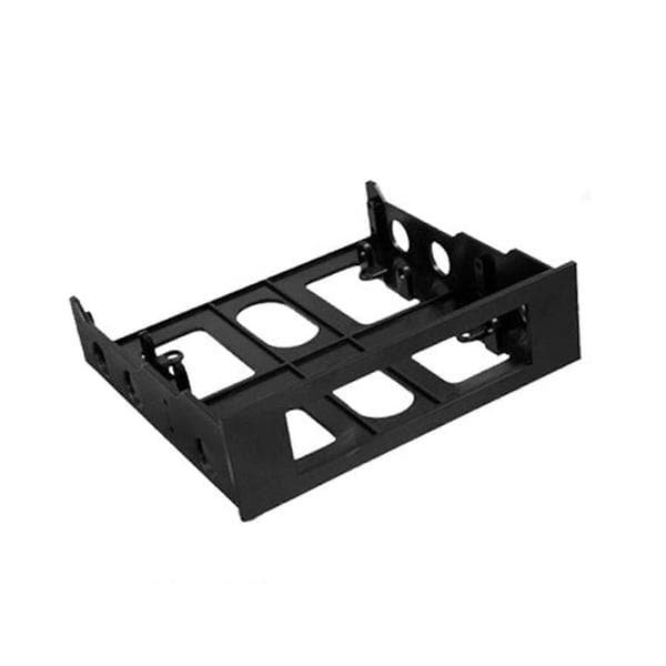 2x 3,5 til 5,25 Harddisk Drevbugt Frontbugt Beslag Adapter