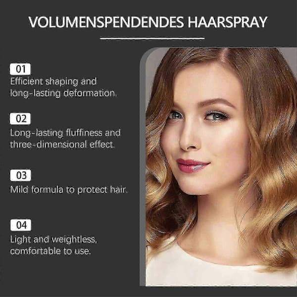 Hoegoa Hårstyling Spray Fluffig Engångs Hårstyling Havssalt Vård Fixeringsspray