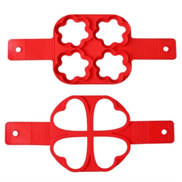 Praktisk stekepanneform for pannekaker, egg (anti-varme)