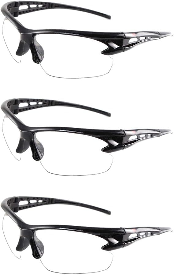 Skyddsglasögon 3-pack klara, skyddsglasögon med plastlinser, för barn Nerf-pistolstrider Labb-arbete