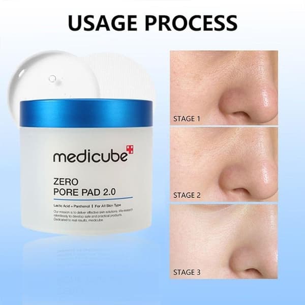 MEDICUBE Zero Pore Pad 2.0 70 tyynyä K-BeautyP