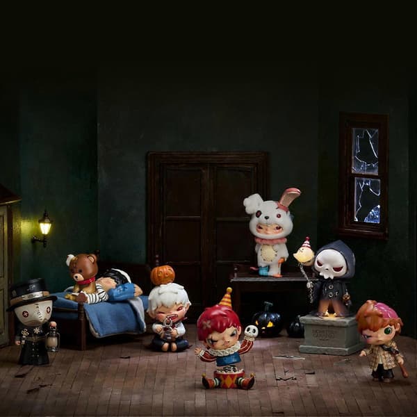 POP MART HIRONO MONSTERS' CARNIVAL Series Blind Box-figurer AUTENTISK