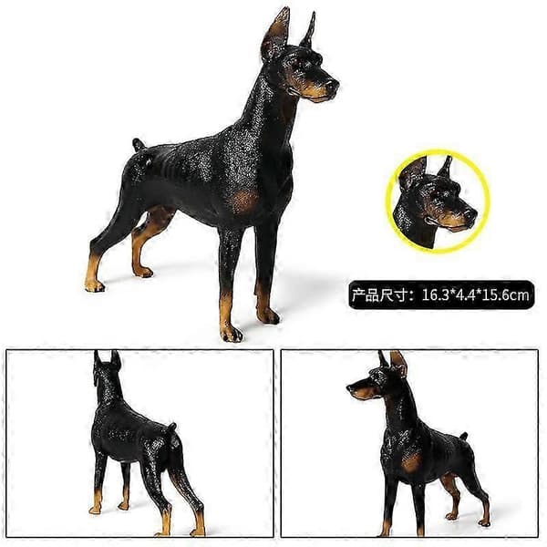 Simulation Doberman Greyhound Figur Samleobjekter Hund Dyr Actionfigurer Børn Børn Plastiklegetøj P 702