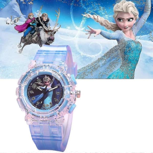 Frost 2 Prinsesse Anna Elsa Lysende Ur Børn Piger Ur Gave