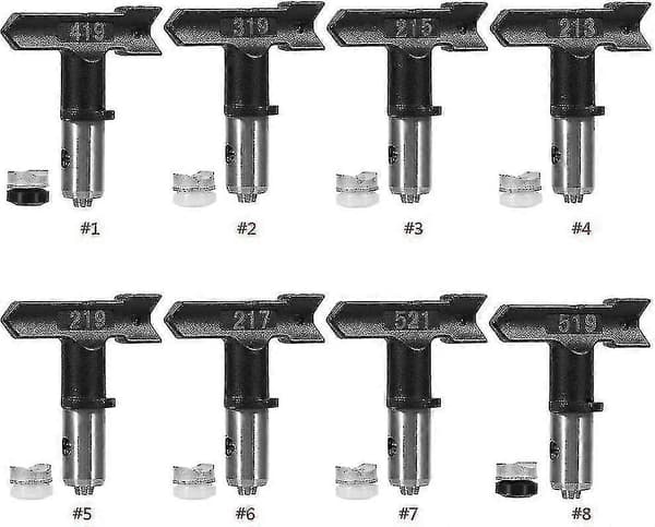 Fong Klassisk Vendbar Dyse Airless Spids Airless Sprøjtepistol Dyse Sæt