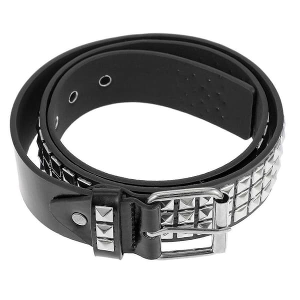 1 pc PU Leather Belt Trendy Belt Practical Riveted Belt Decorative Waistband