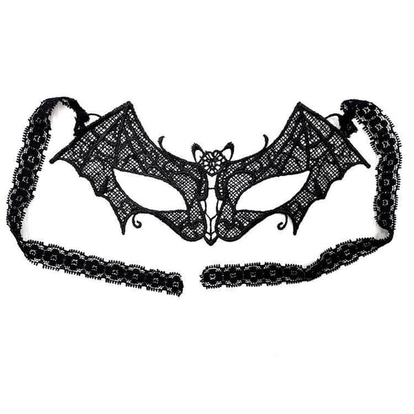 Dam 1-delad spetsmask för maskerad