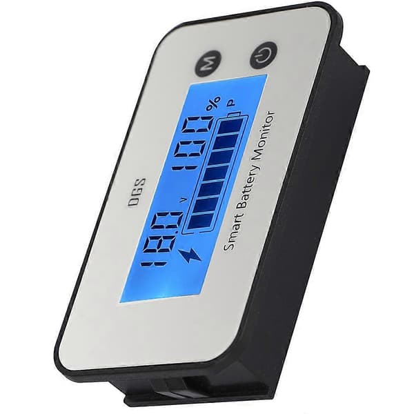 Vandtæt Batterikapacitetsmonitor DC 7-100V Batteriprocent Spændingstester LCD-display til Bil Køretøj Marine RV