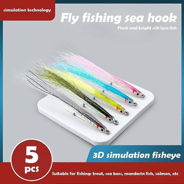 BLF1077 Ny Surf Candy Fluefiskelokke E 1pcs