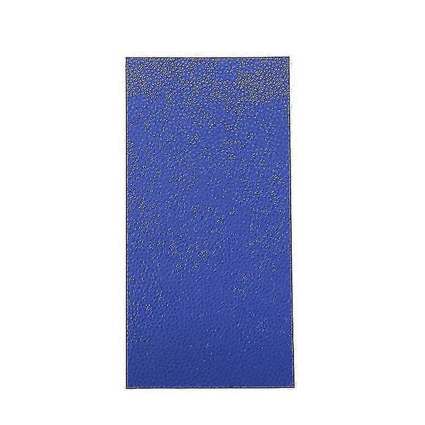 25-26 Læderreparationslap Selvklæbende Sofalap Læder Til Sofa Bilsæder Håndtasker -e Royal Blue 10x20