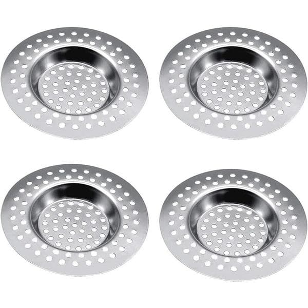 Diskbänkssilpropp, 4-pack diskbänkssilpropp i rostfritt stål, diskbänkssilpropp, diskbänkssilpropp för