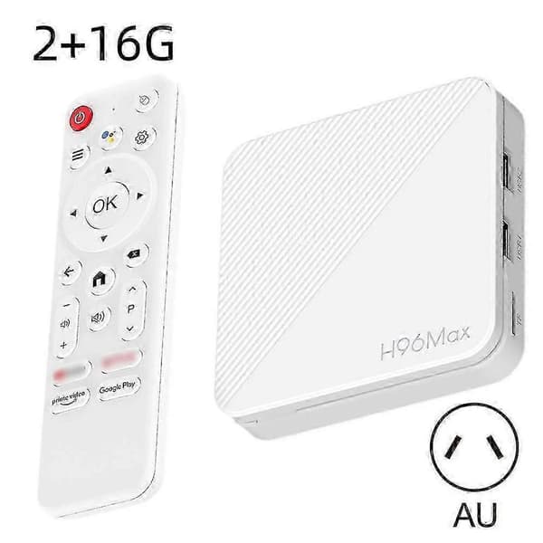 2026 Android 14.0 TV-box 4K Ultra HD Streaming-box Quad-Core ARM Cortex A53 CPU Smart TV-box 2g16g AU Plug