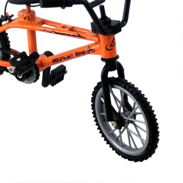 Mini cykelmodel til børn drenge, cykelmodel til hjem og skrivebord Orange