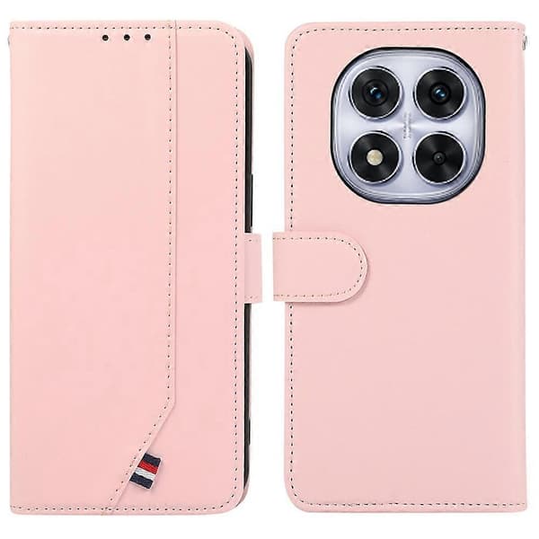 Til Xiaomi Redmi Note 14 Pro 4G Etui RFID Blokerende Flip Læder Telefoncover - Multicolor Pink