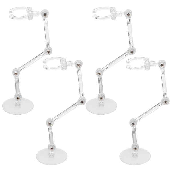 4 stk. Actionfigur Stand Actionfigur Display Rack Samling Actionfigur Display Holder Base