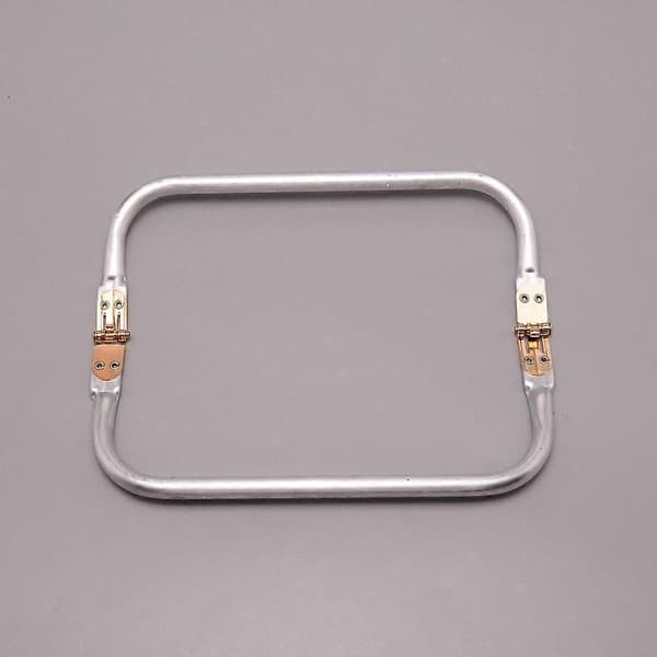Håndtaske i aluminium, erstatningstilbehør, sølv 9x22x2cm