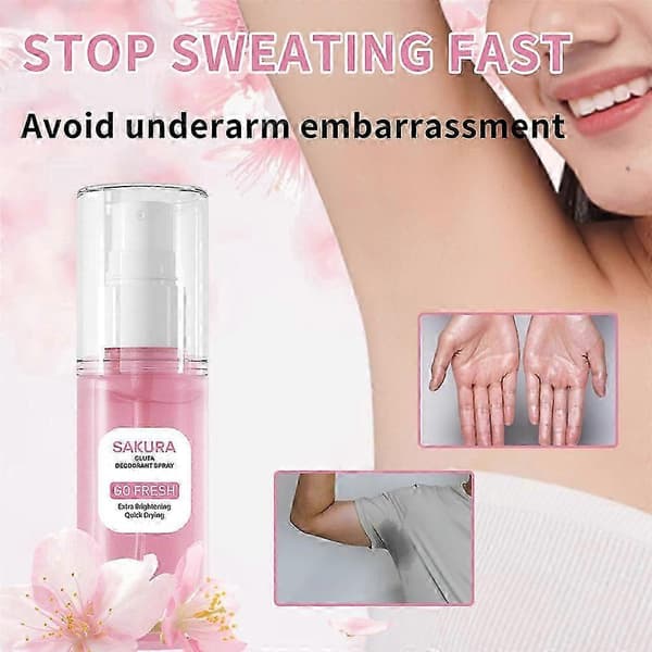 Sakura Antiperspirant Til Fjernelse Af Sved Under Armene Antiperspirant 3 pcs