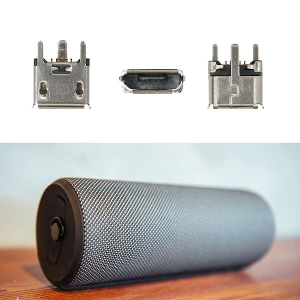 Micro USB-opladningsport Strømoplader til UE Boom Megaboom Bluetooth-kompatibel