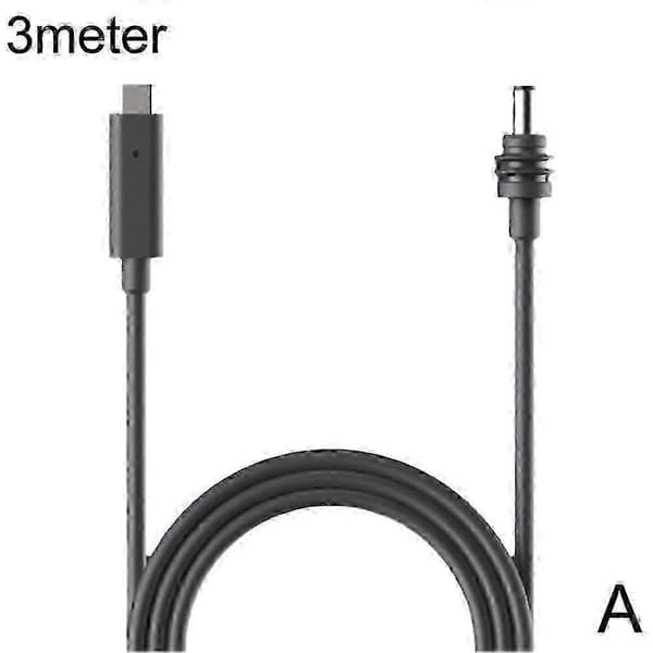STARLINK Mini USB-C til DC-strømkabel 100W med flerfarvede lys 3m
