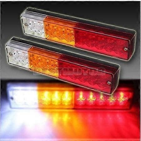 Pari takavalaisin perävaunu yhdistetty Led 24v