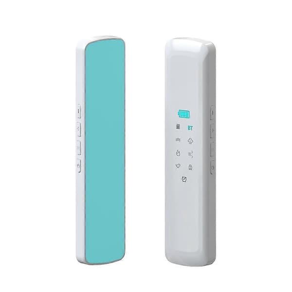 Bluetooth søvnlydmaskin benledning høyttaler pute under hvit støy søvnmonitor søvnhøyttaler Blue & white
