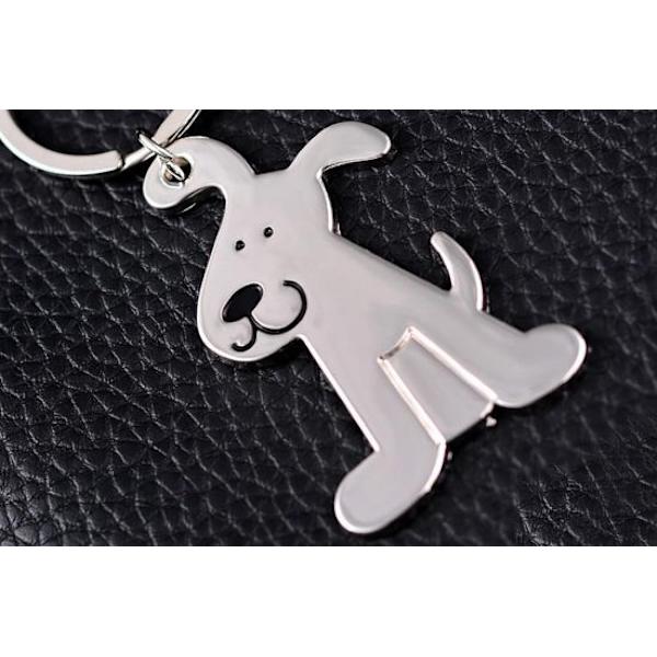 Hundnyckelring - Silver