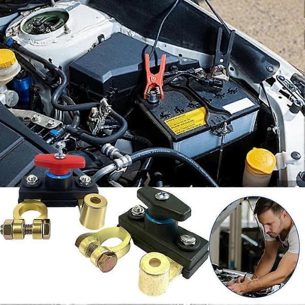Universal batteri afbryder 12V 24V Bil Lastbil Autocamper Traktor Strømafbryder Copper