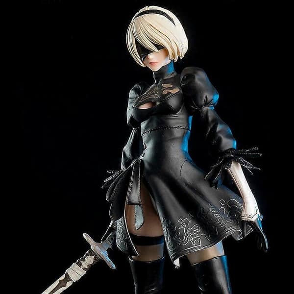 28cm Anime Nier Automata 2b Yorha No.2 Typ B Litet Svärd Pvc Actionmodell Figur Leksaker Samlarprydnad Leksaker Barnpresenter 28cm With box