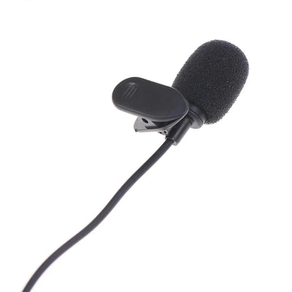 Praktisk och vacker Lapel Clip on Mike Extern mikrofon för bärbar dator PC Utility Replace Widely