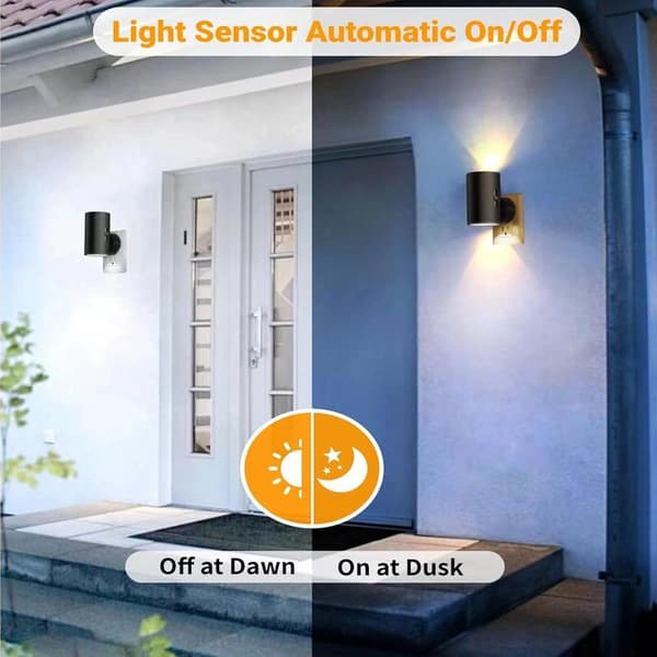 2-Pack LED Night Light with Plug – Dusk-to-Dawn Sensor, Adjustable 5–300 lm, 2700K Warm White, Dimmable for Kitchen & Hallway
