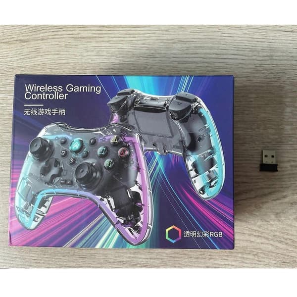 Bluetooth-compatible 2.4G Wireless USB Gamepad Receiver Adapter for S03 RGB